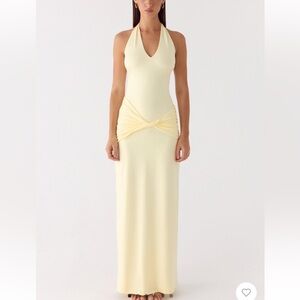 Peppermayo Maribelle Maxi Dress - Lemon